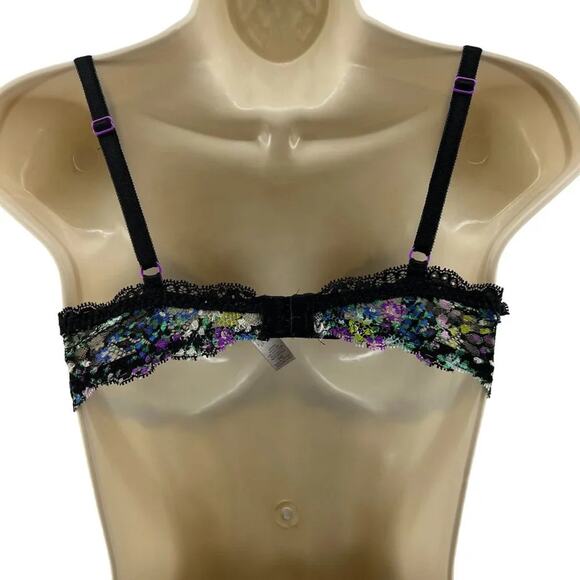 Victoria's Secret Dream Angels Colorful Lace Unlined Demi Bra 34C - Picture 7 of 7